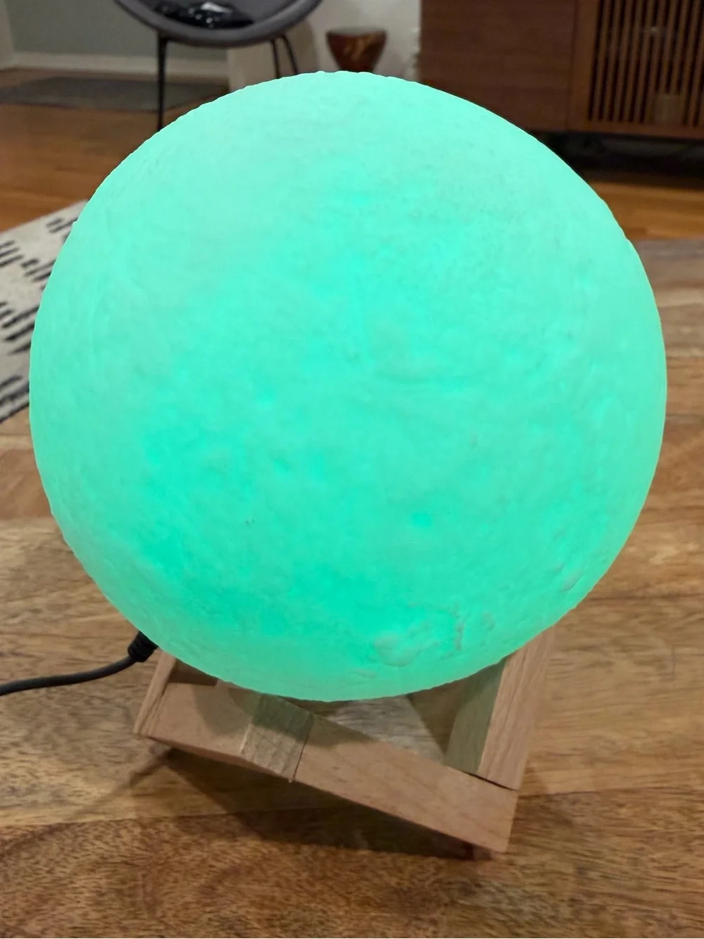 LED Moon Lamp Nightlight with stand